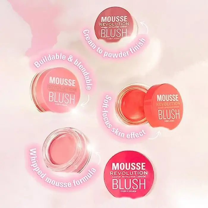 Revolution Mousse Allık Blossom Rose Pınk