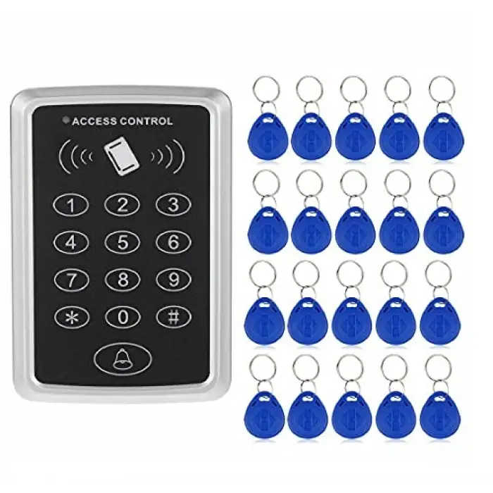 RFID Şifreli Kapı Kilidi - Koruyucu Kapak - Adaptör - 30 Tag