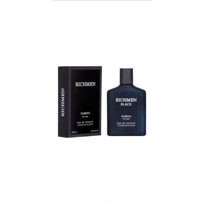 Richmen Black EDT 100 ml Erkek Parfümü