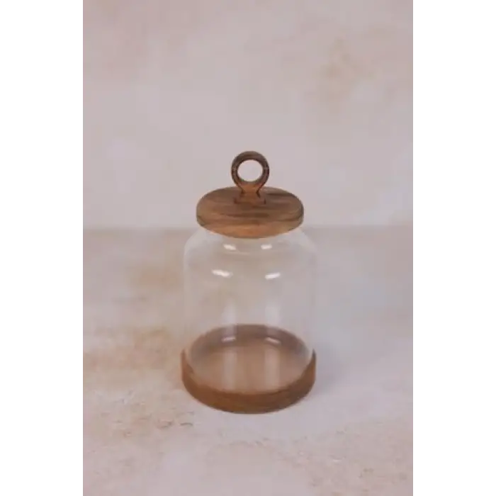 Ring Akasya Kapaklı Cam Kavanoz