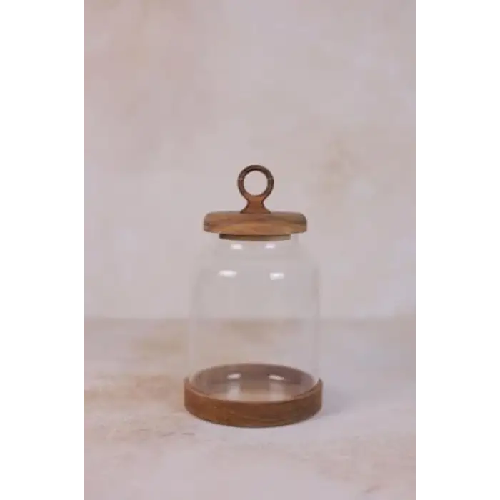 Ring Akasya Kapaklı Cam Kavanoz
