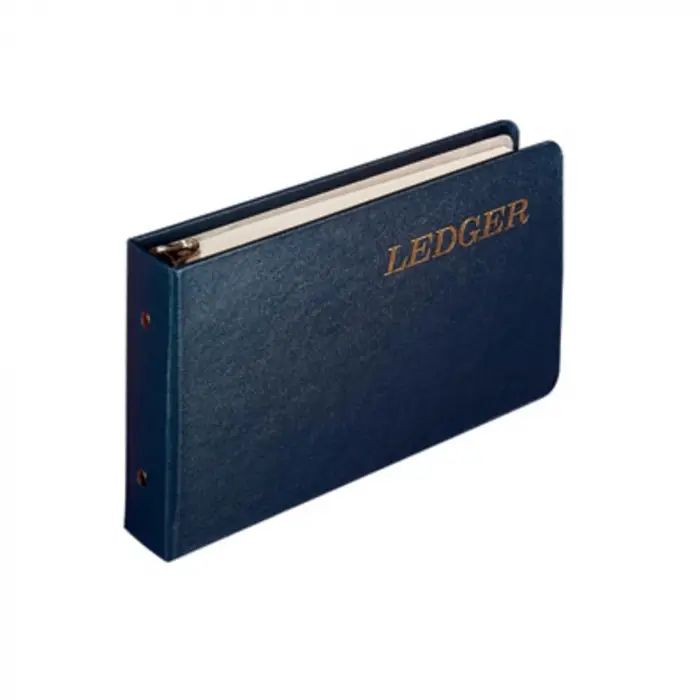 Ring Ledger Outfit, Buchhaltung System Ring bağlayıcı, ledger yaprak, ve A-Z endeks (W0203 – 58BLA)