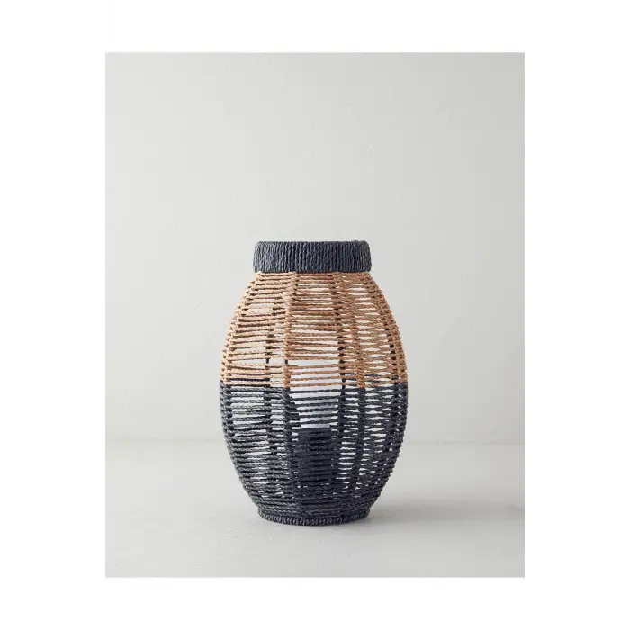 Rita Kağıt İp Abajur 12x20x32 cm Natural