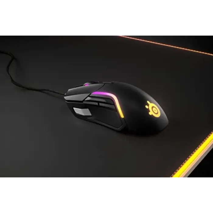 Rival 5 Oyuncu Mouse, 18,000 Cpı TrueMove Air Optik Sensör, 9 Programlanabilir Düğme, 85 g