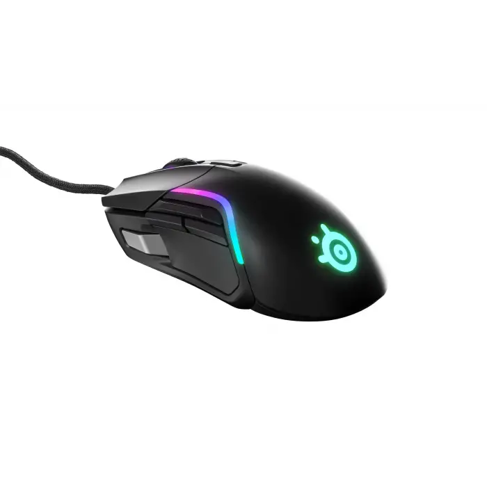 Rival 5 Oyuncu Mouse, 18,000 Cpı TrueMove Air Optik Sensör, 9 Programlanabilir Düğme, 85 g
