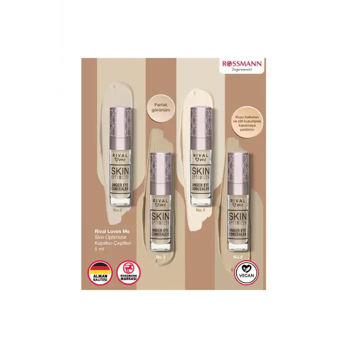 Rival Loves Me Skin Optimizer Under Eye Concealer No:01, 5 ml