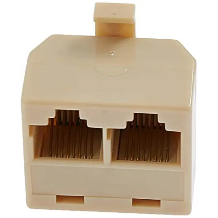 RJ45 1 Erkek - 2 Dişi Adaptör