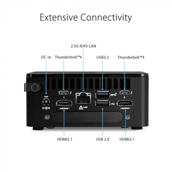 RNUC13ANKI700002I kodlu Intel Core i7-1360P mini PC