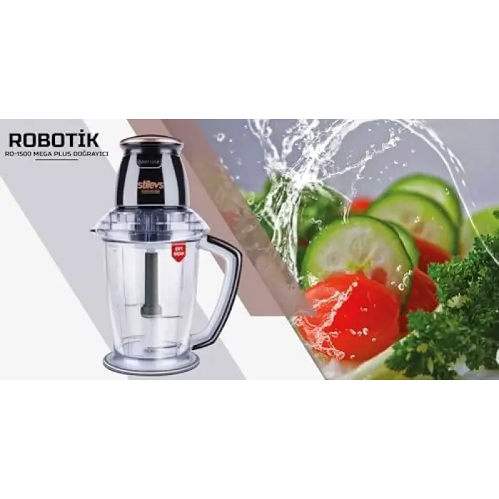 RO-1500 Mago Plus El Blender Seti Siyah&Bakır