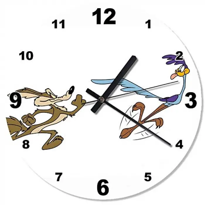 Road Runner Çocuk Odası Duvar Saati