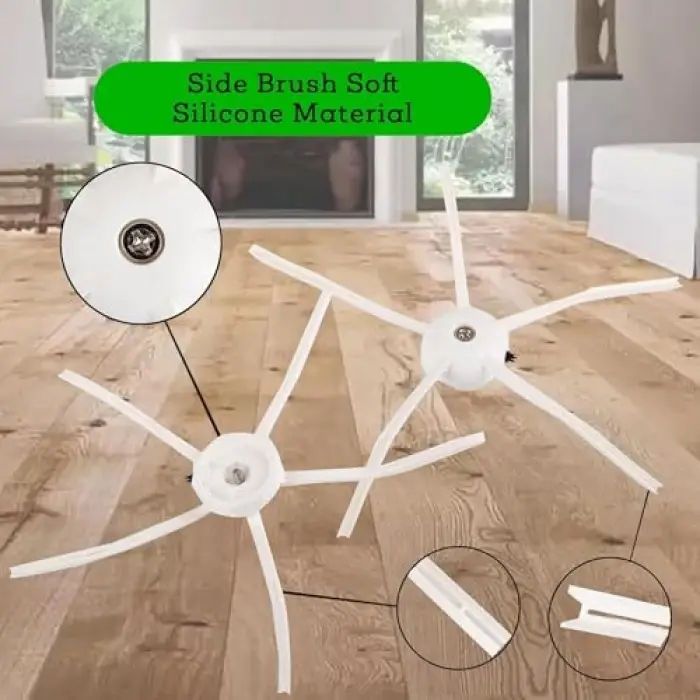 Roborock Q7 Max Q7 Max Plus Uyumlu Yan Fırça, 4 Adet