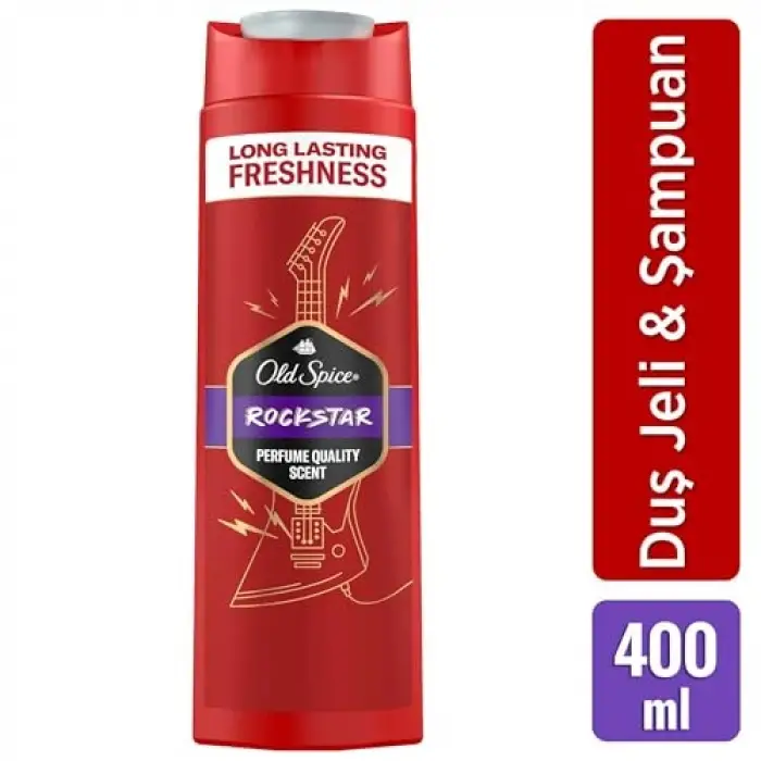 Rockstar Erkek Şampuan 400 ml Duş Jeli