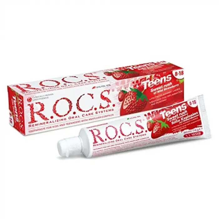 Rocs Teens 8-18 Çilekli Diş Macunu