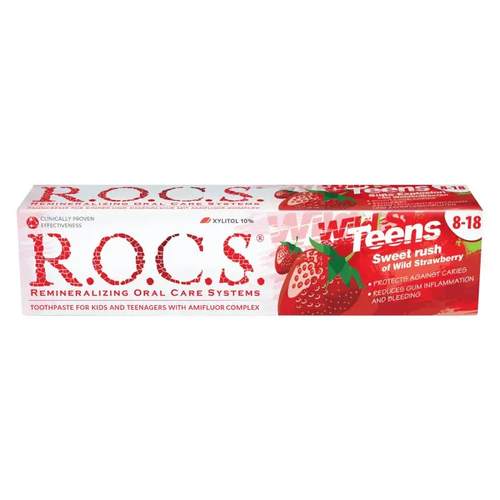 Rocs Teens 8-18 Çilekli Diş Macunu
