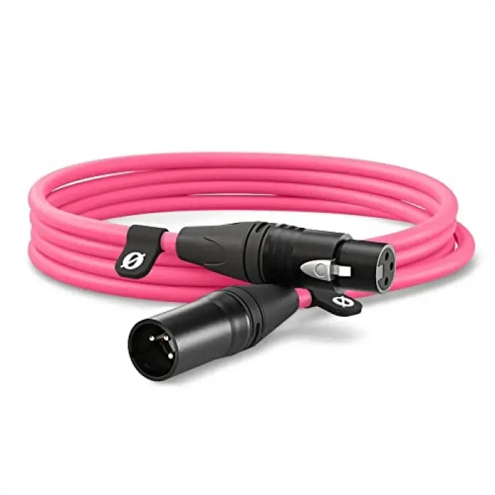 RODE XLR-3 Premium XLR Kablo (3 m, Pembe)