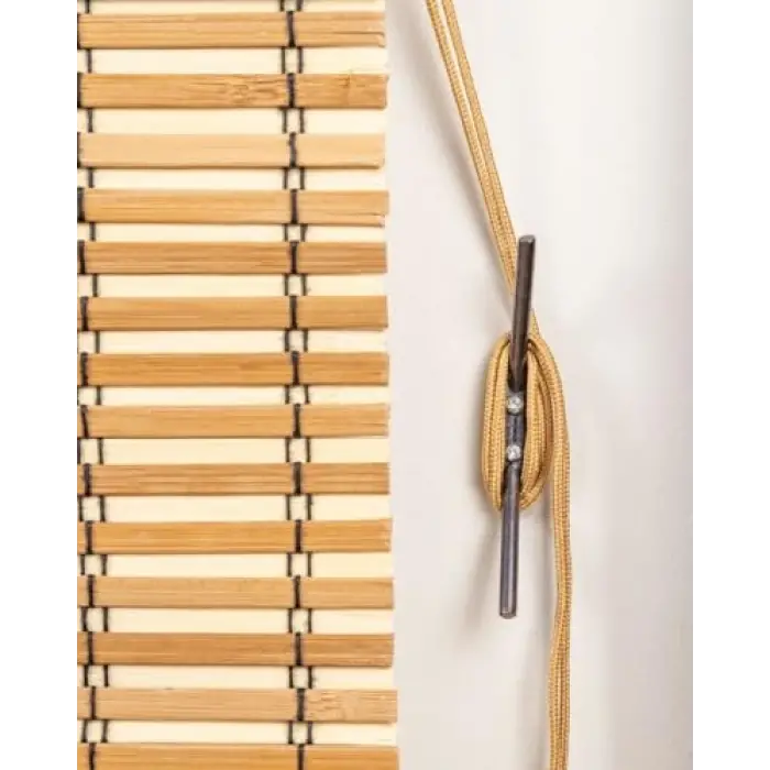 Rodos Ahşap Bambu Stor Perde (150 x 180)