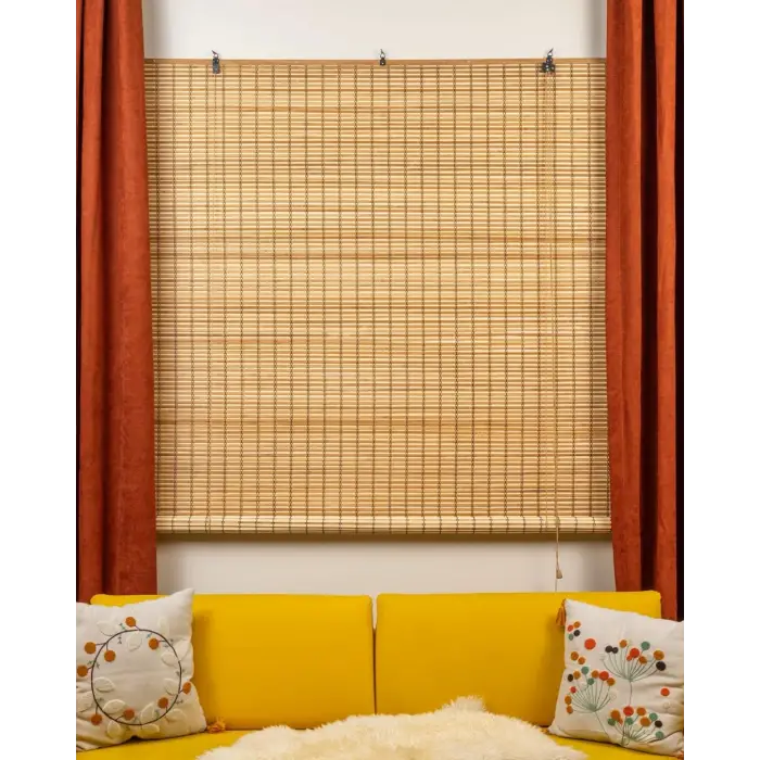 Rodos Ahşap Bambu Stor Perde (150 x 180)