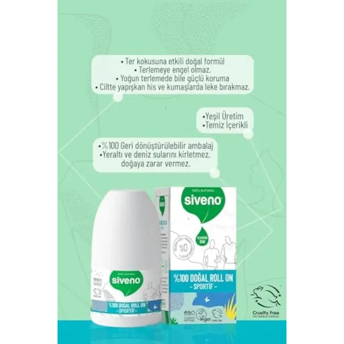 Roll-on Doğal Sportive 50 ml X 2 Adet