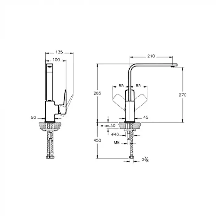 Root Square A42753 Eviye Bataryası, Krom