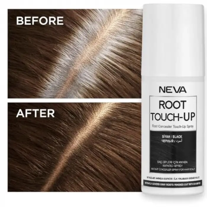 Root Touch-Up Saç Dipleri İçn Kapatıcı Sprey Siyah