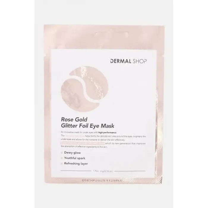 Rose Gold Glitter Foil Göz Maskesi 4 g