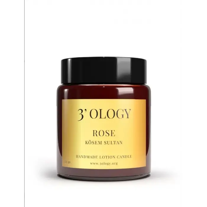 Rose Kösem Sultan Handmade Lotion Candle, 125 gr