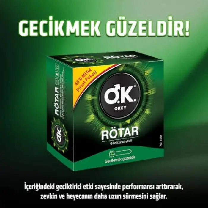 Rötar 45li Prezervatif