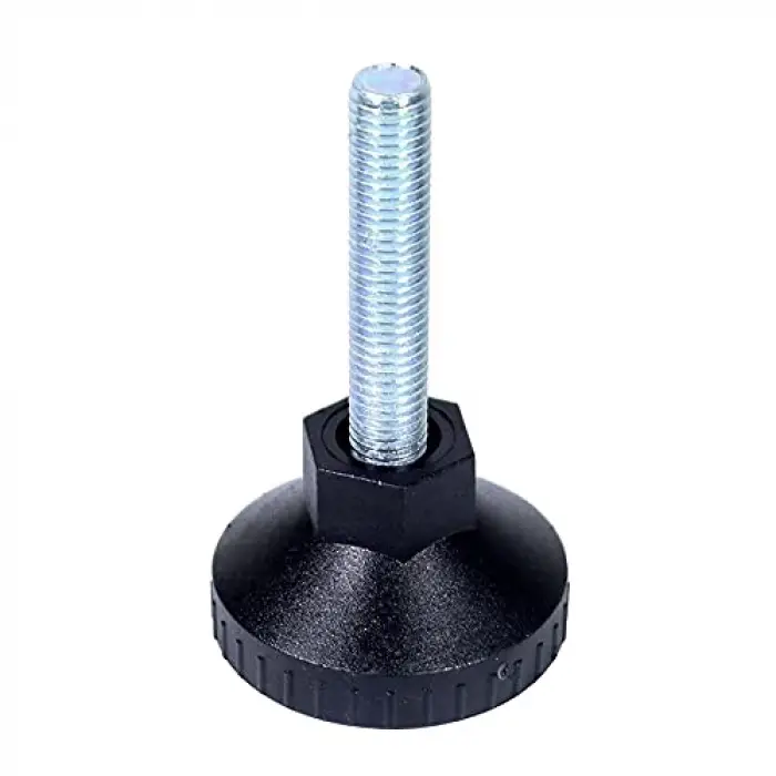 Rotil Ayak M10 Siyah Profil Ayağı, 55 mm, 8 cm