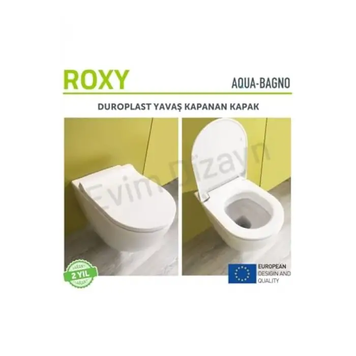 Roxy Yavaş Kapanan Klozet Kapağı