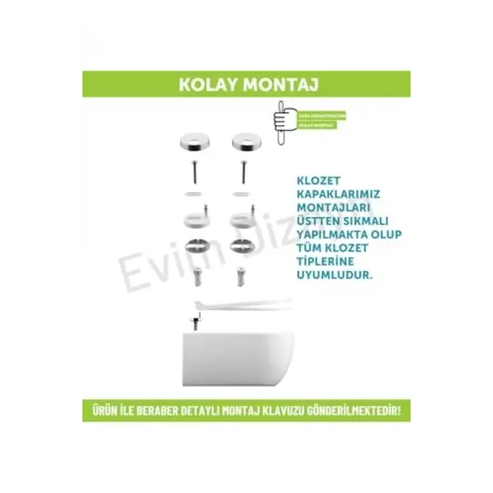 Roxy Yavaş Kapanan Klozet Kapağı