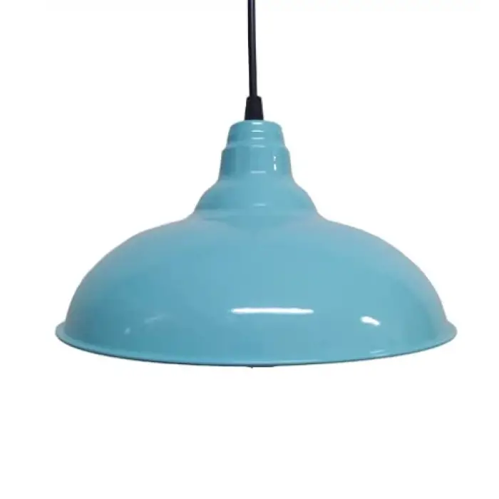 Rsylight Retro Metal Sarkıt Avize Rustik Tekli Sarkıt Açık Mavi RT8010210