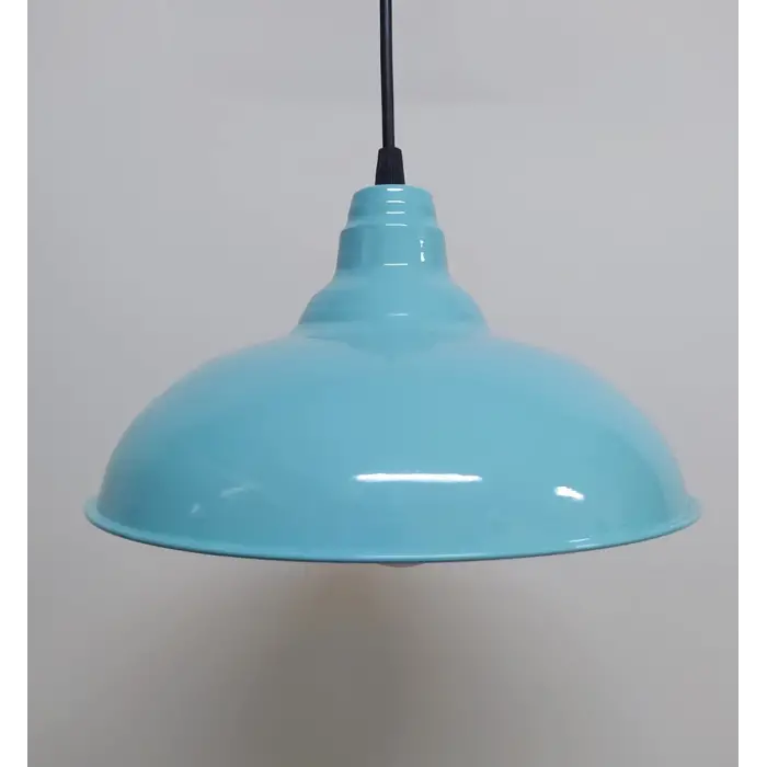 Rsylight Retro Metal Sarkıt Avize Rustik Tekli Sarkıt Açık Mavi RT8010210