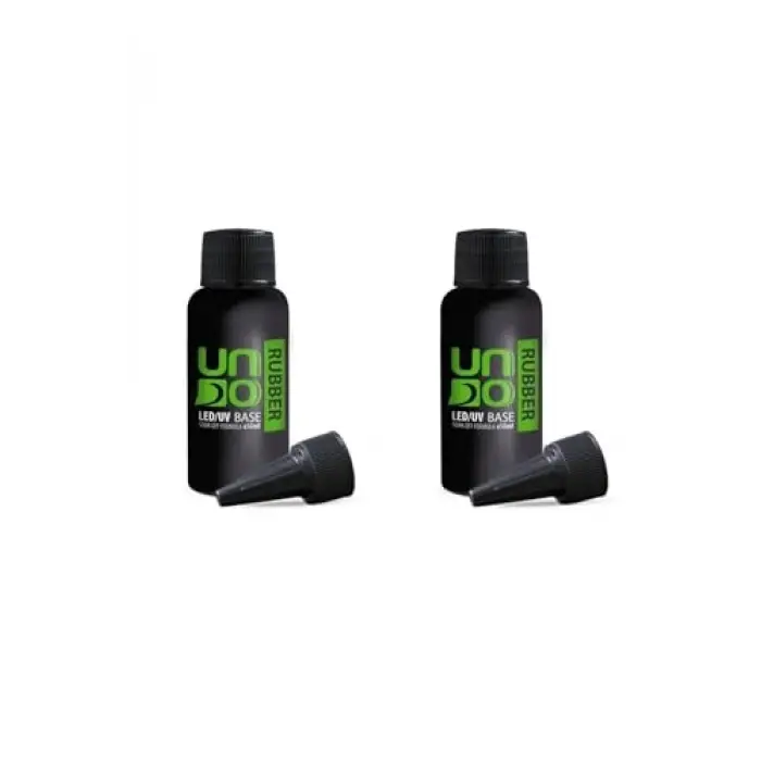 Rubber Base Coat, 50 ml, 2li Set, Şeffaf