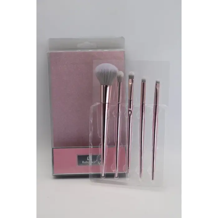 ruby face 5li Metalik Makyaj Fırça Seti