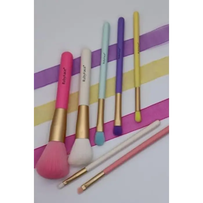 ruby face Makyaj Fırça Seti Rainbow Set