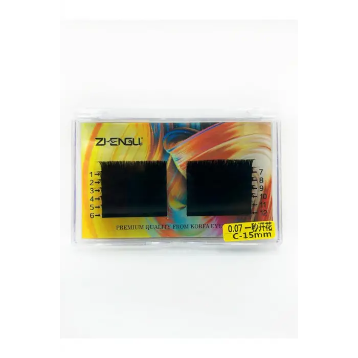 ruby face ZİENGU İPEK KİRPİK 0.07 C KIVRIM - EASYFUN ÇEK BIRAK İPEK KİRPİK 15MM
