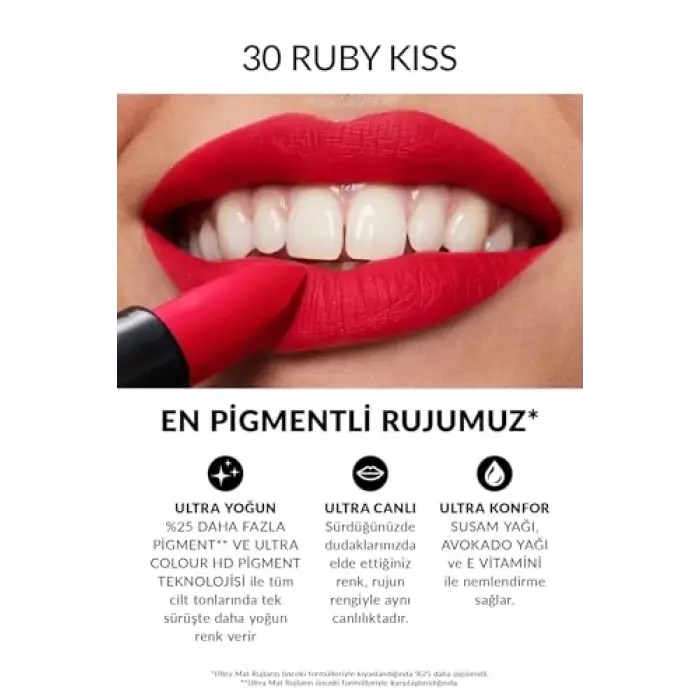 Ruby Kiss Ultra Mat Ruj