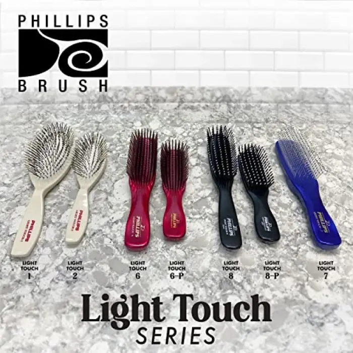 Ruby Light Touch 6 Saç Fırçası - Mücevher Koleksiyonunun Bir Parçası