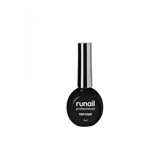 Runail Professional Top Coat Crystal Şeffaf, 15 ml