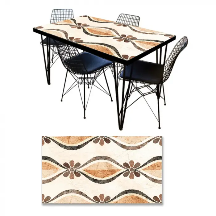 Rustik Tasarımlı Masa ve Mobilya Kaplama Folyo