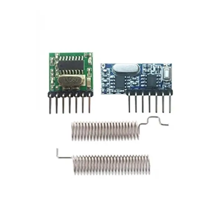 Rx480-E 4 Kanal Antenli 433Mhz RF Alıcı Verici, Learning Code Receiver Uyumlu