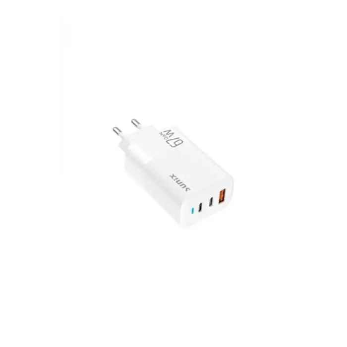 S-150 65W GaN Şarj Adaptörü, 2x USB-C ve USB-A