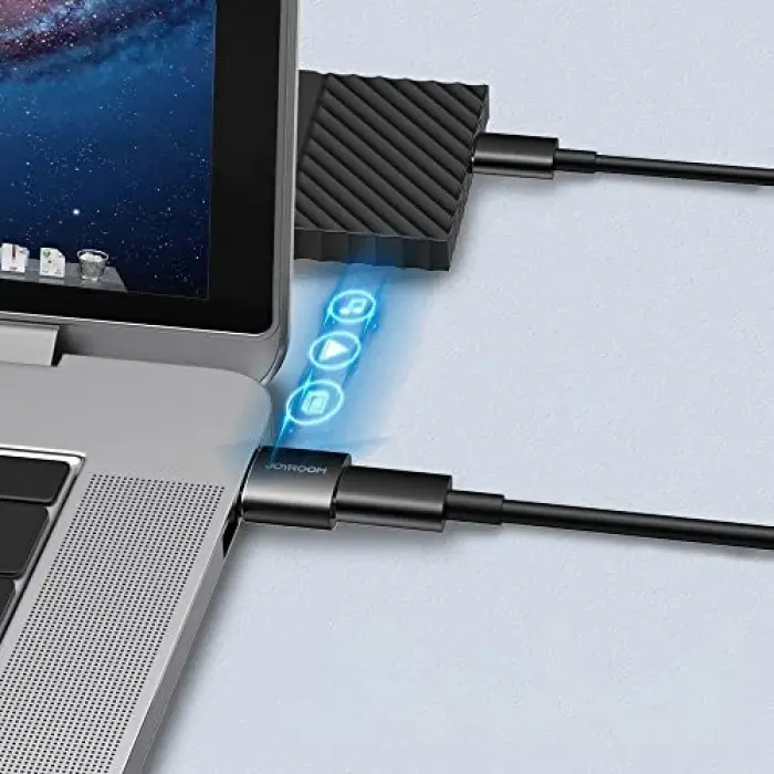 S-H152 USB - Type-C adaptörü, siyah