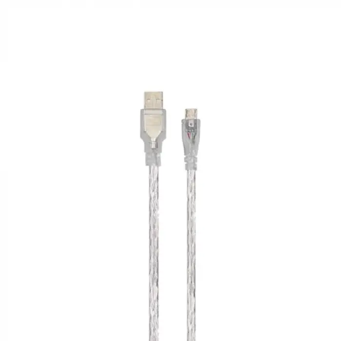S-Link SLX-420 PS4 Kol Şarj Kablosu, 1.5 Metre Micro USB Şarj ve Data Kablosu, 2000mA USB-A to Micro USB Kablo, DualShock 4 Oyun Kolu Telefon Tablet Araç Kamerası ve Uyumlu Cihazlar İçin Şeffaf Kablo