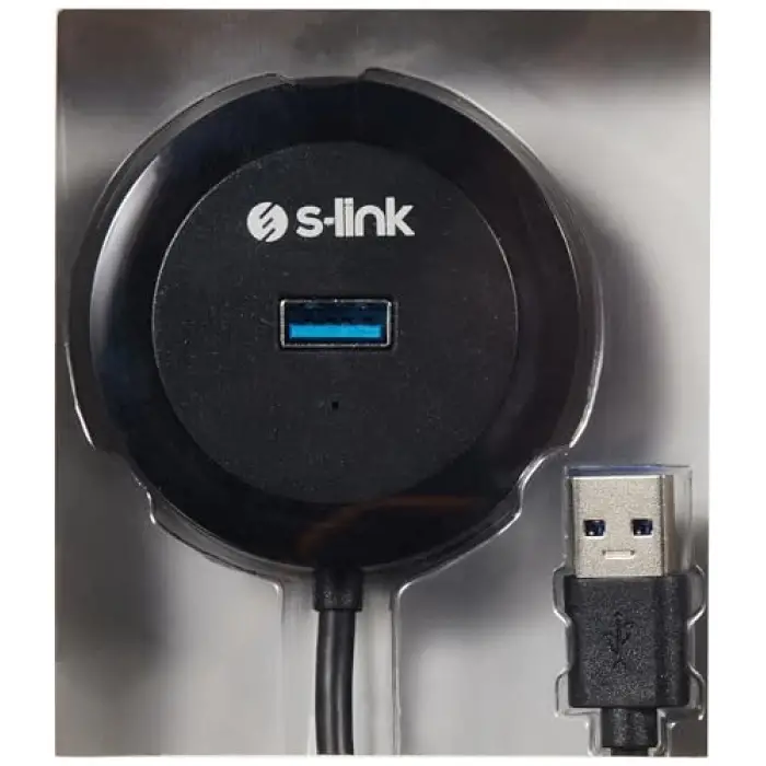 S-link SW-U300 4 Port Usb 3.0 Gri Usb Hub