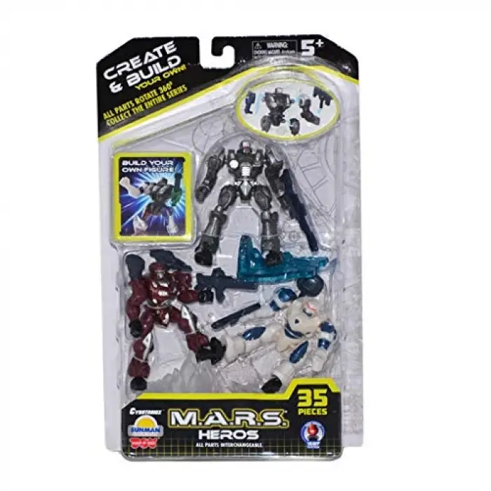 S00040930 Sun-Hpk-Figür Set M.A.R.S.Heros 3lü 35Prç.3A.