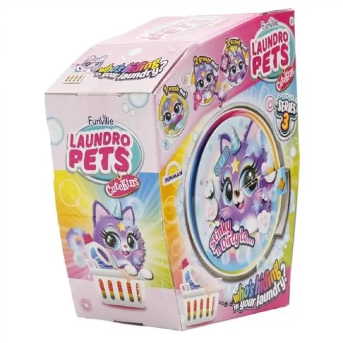 S01050424 Peluş Laundro Pets S3 Sürpriz Paket