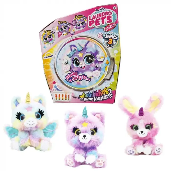S01050424 Peluş Laundro Pets S3 Sürpriz Paket