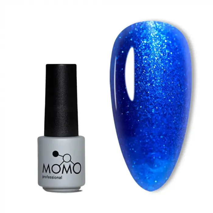 S036 Simli Saks Mavi Kalıcı Oje, 4 ml