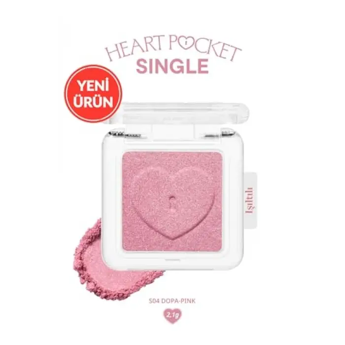 S04 Dopa-Pink ışıltılı tekli far, 111653